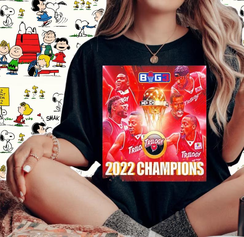 Big3 Trilogy 2022 Champions Shirt t-shirt