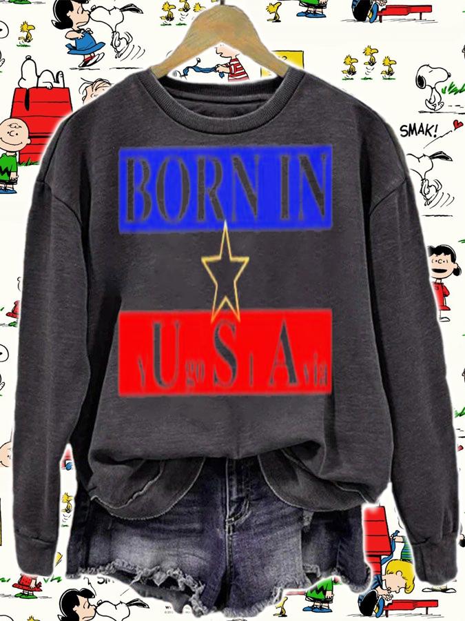 Born In USA Yugoslavia T-Shirt t-shirt