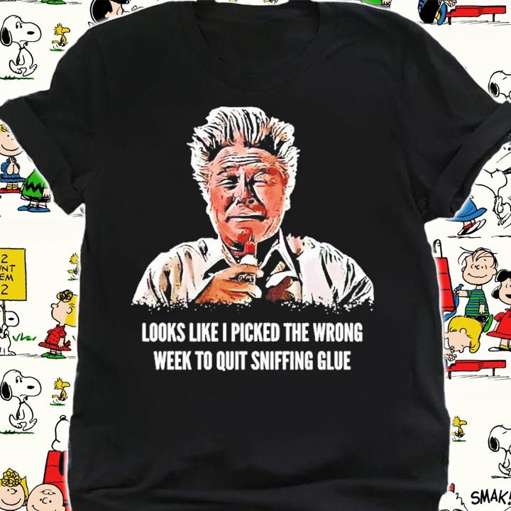 Looks Like I Picked the Wrong Week to Quit Sniffing Glue shirt t-shirt