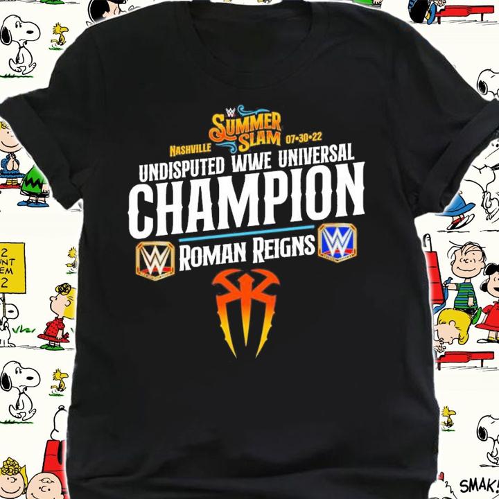 Roman Reigns SummerSlam 2022 Undisputed WWE Universal Champion T-Shirt t-shirt shirt