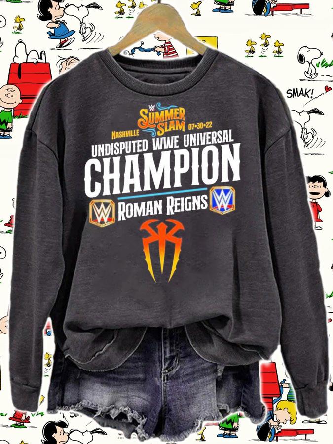 Roman Reigns SummerSlam 2022 Undisputed WWE Universal Champion T-Shirt t-shirt sweatshirt