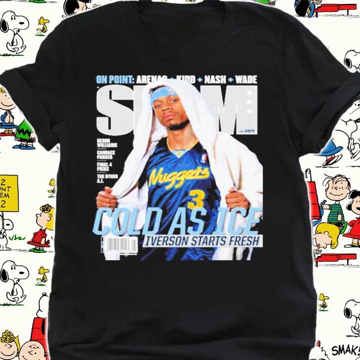 SLAM Allen Iverson Cold As Ice Iverson Starts Fresh Shirt t-shirt