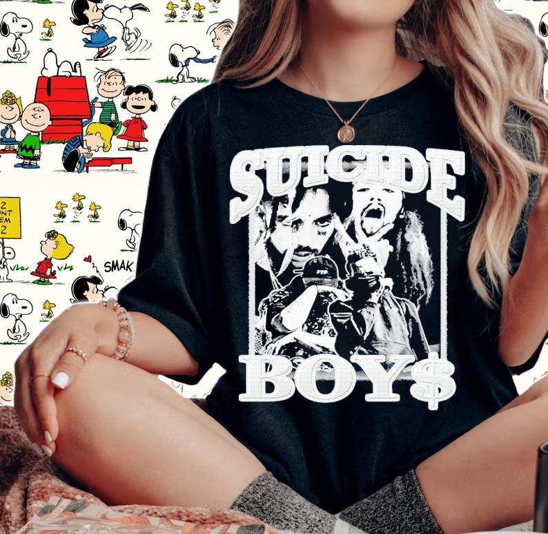 Suicide Boys Graphic Vintage Style Shirt t-shirt woman shirt