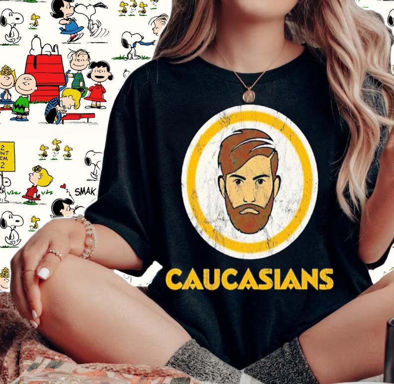 Washington Caucasians Football Team T-Shirt t-shirt woman shirt