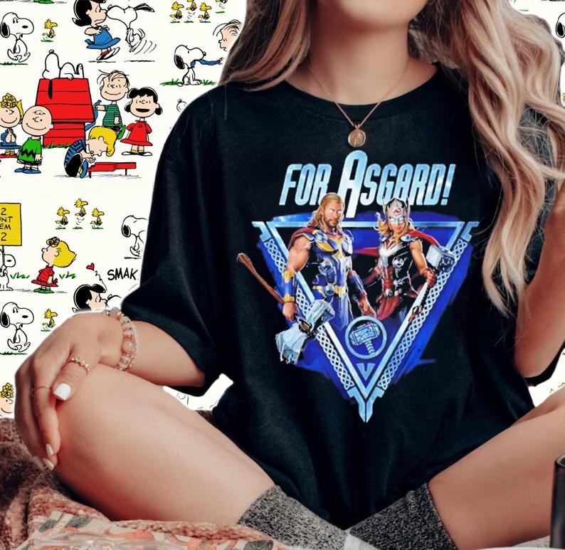 For Asgard Vintage Thor Love And Thunder Shirt t-shirt