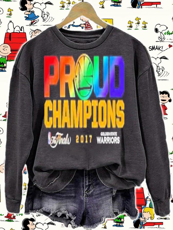 Golden State Warriors Proud Champions NBA The Finals 2017 Shirt t-shirt sweatshirt