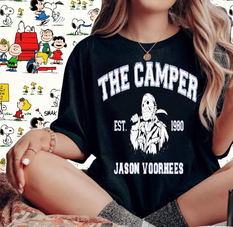Horror Movies Character The Camper Jason Voorhees Shirt t-shirt woman shirt