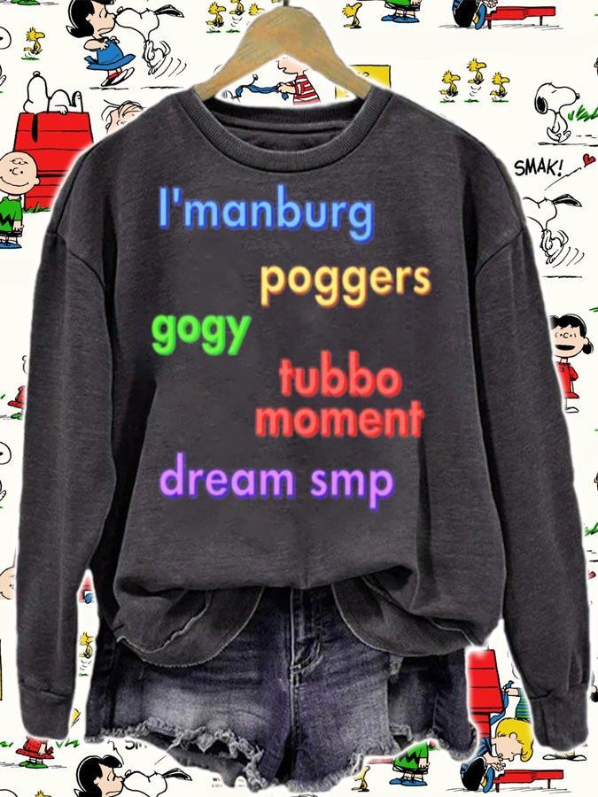 I Manburg Poggers Gory Tubbo Moment Dream Smp T-Shirt t-shirt sweatshirt