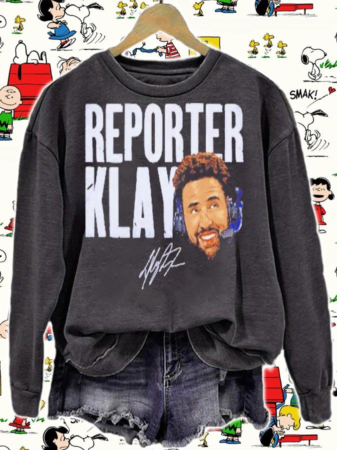 Klay Thompson Reporter Klay Signature Shirt t-shirt sweatshirt
