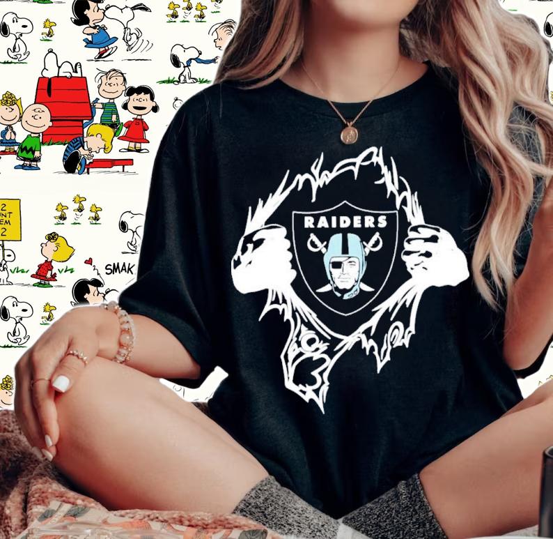 Las Vegas Raiders Superman Shirt t-shirt woman shirt