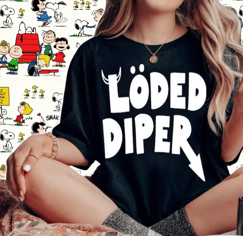 Loded Diper Glo0mybrat Helena T-Shirt t-shirt woman shirt