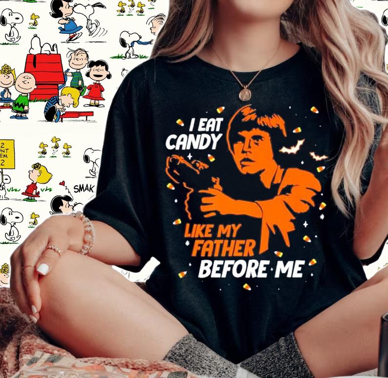 Luke Sky I Eat Candy Funny Star Wars Halloween Shirt t-shirt
