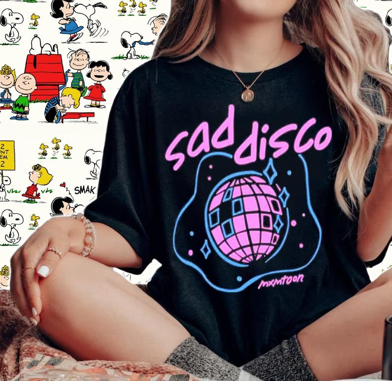 Maia Sad Disco Mxmtoon Shirt t-shirt