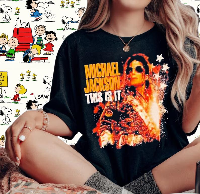 Michael Jackson Blood This Is It Tour 2009 Shirt t-shirt