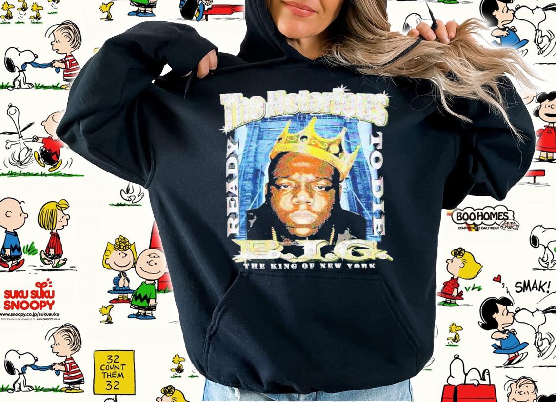 Mister Mens Biggie Smalls Crown Shirt t-shirt hoodie