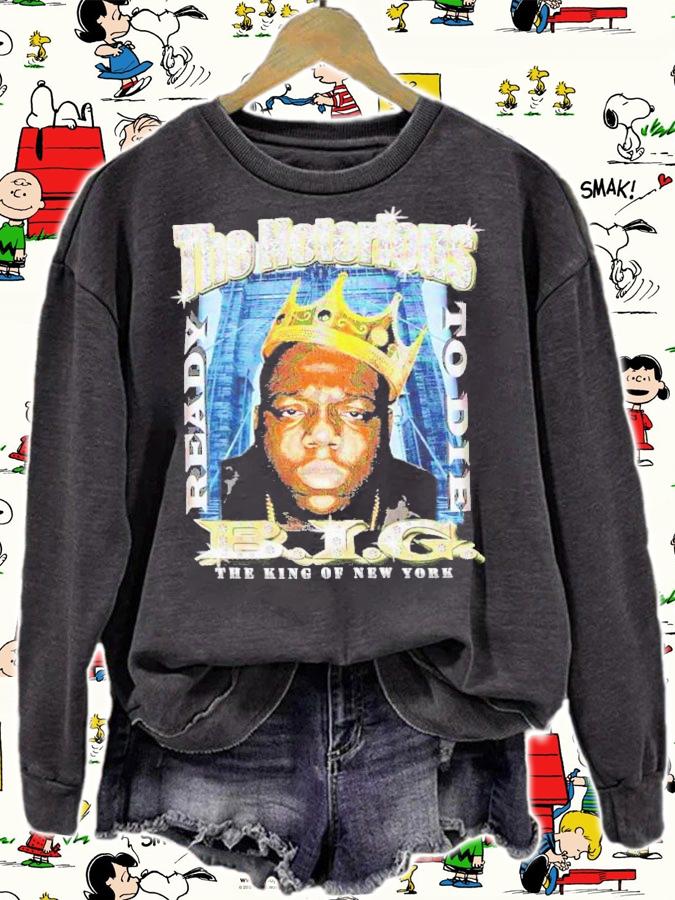 Mister Mens Biggie Smalls Crown Shirt t-shirt sweatshirt