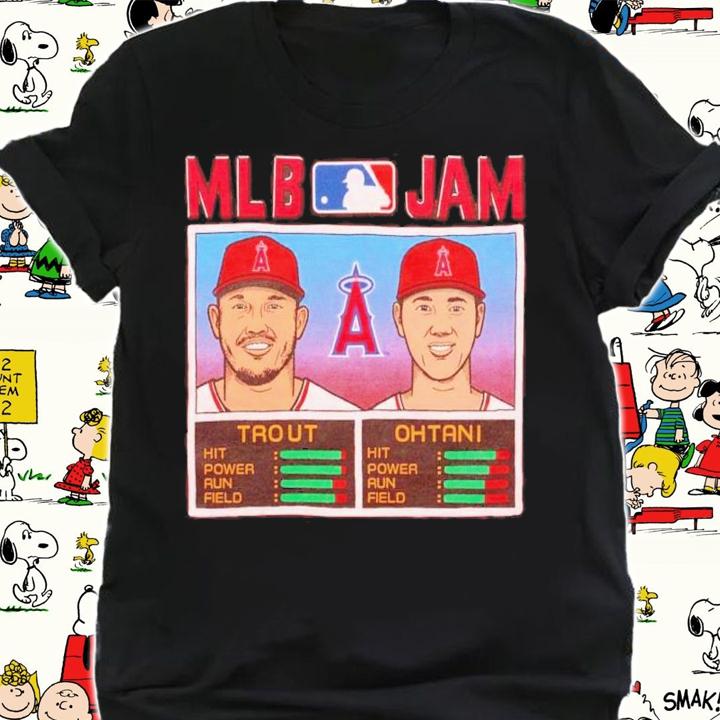 MLB Jam Mike Trout And Shohei Ohtani Los Angeles Angels Shirt t-shirt shirt