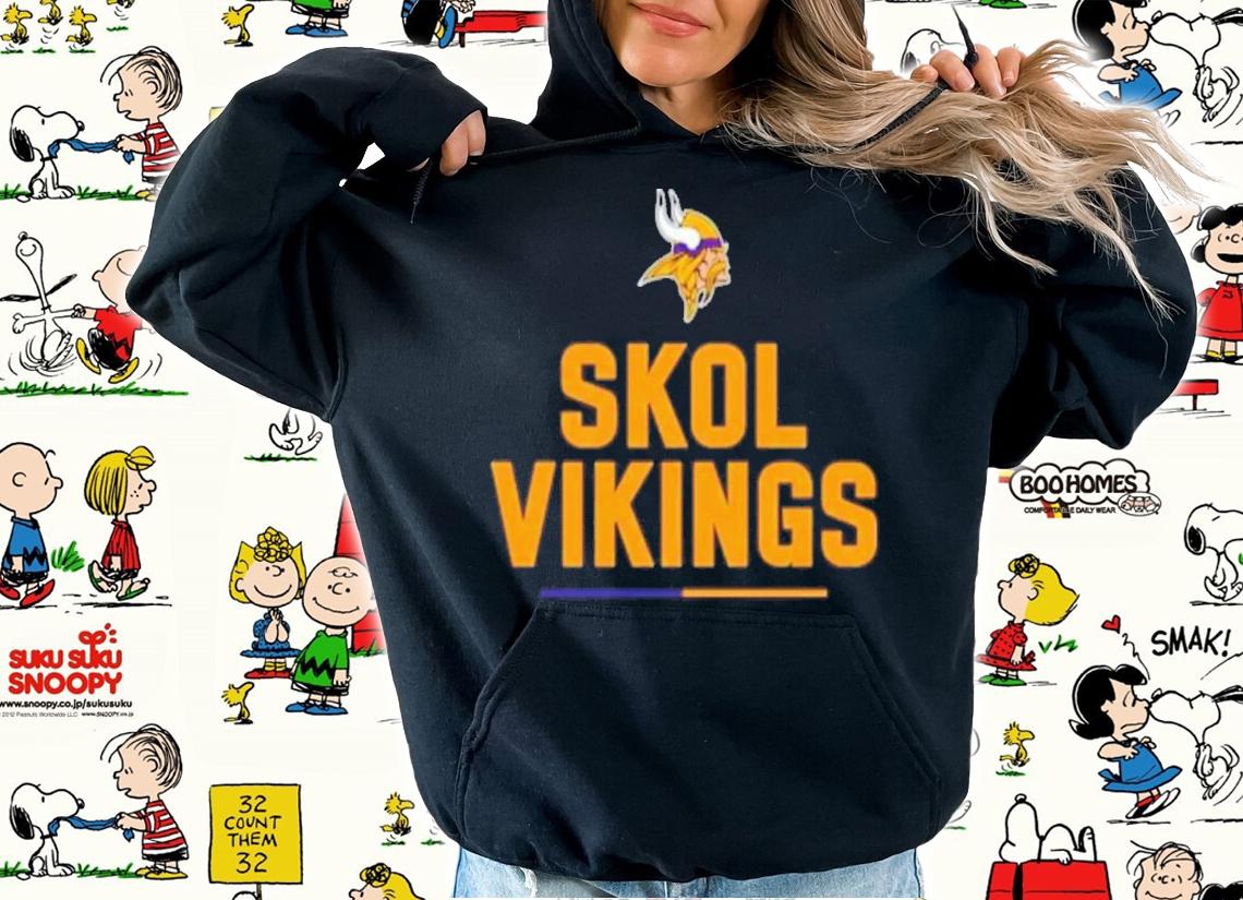 NFL Minnesota Vikings Team Slogan Skol Vikings Shirt t-shirt hoodie