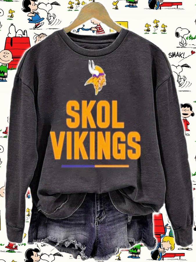 NFL Minnesota Vikings Team Slogan Skol Vikings Shirt t-shirt sweatshirt