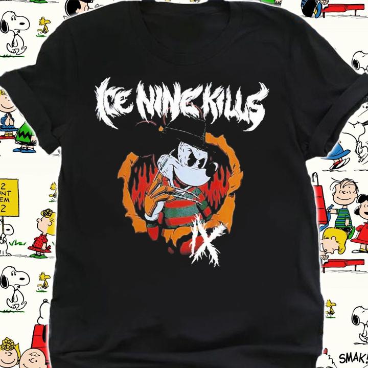Nightmare Mickey Jason Voorhees Crystal Lake Scary Movie T-Shirt t-shirt