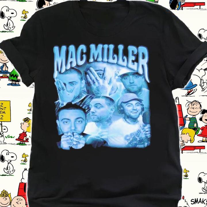 Retro Art Graphic 90s Rip Mac Miller T-Shirt t-shirt