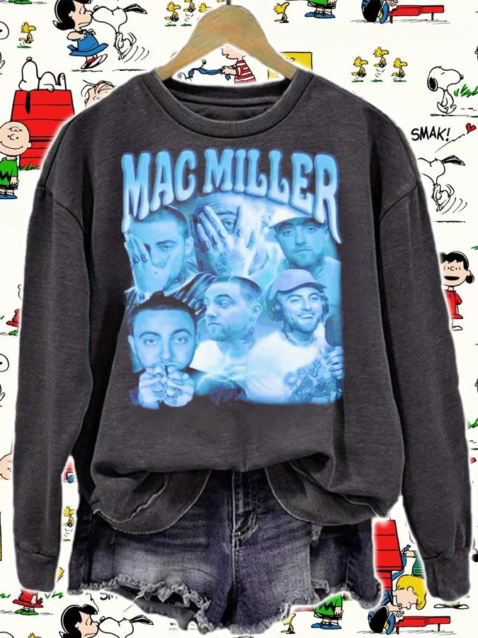 Retro Art Graphic 90s Rip Mac Miller T-Shirt t-shirt