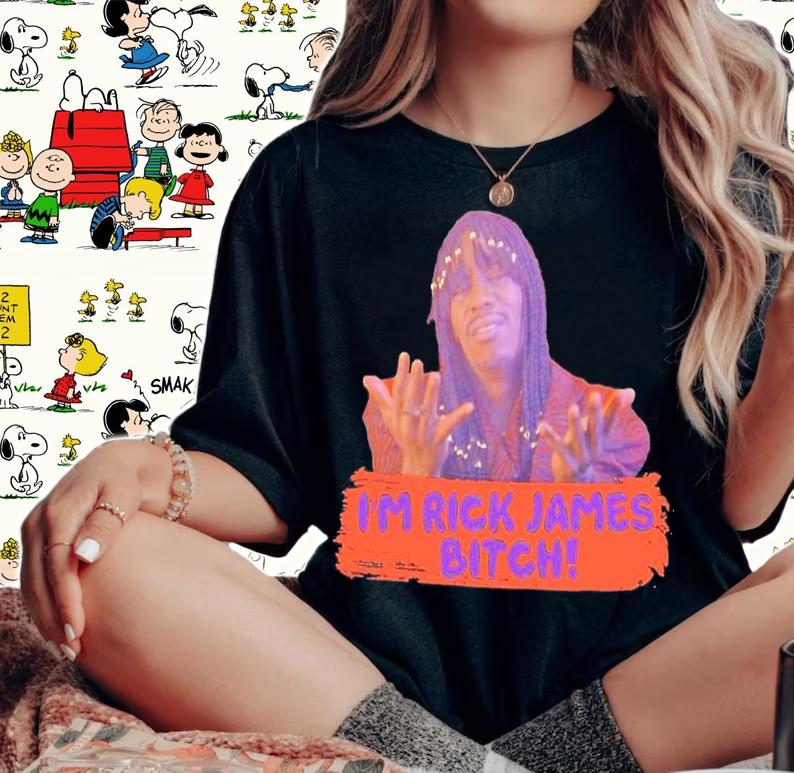 Rick James Dave Chappelle T-Shirt t-shirt woman shirt