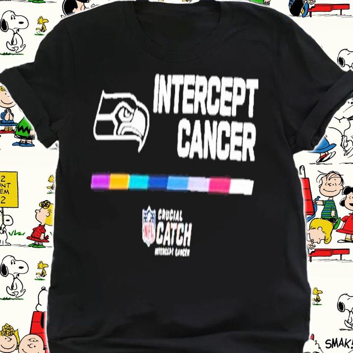 Seattle Seahawks Intercept Cancer NFL Crucial Catch 2022 Shirt t-shirt shirt
