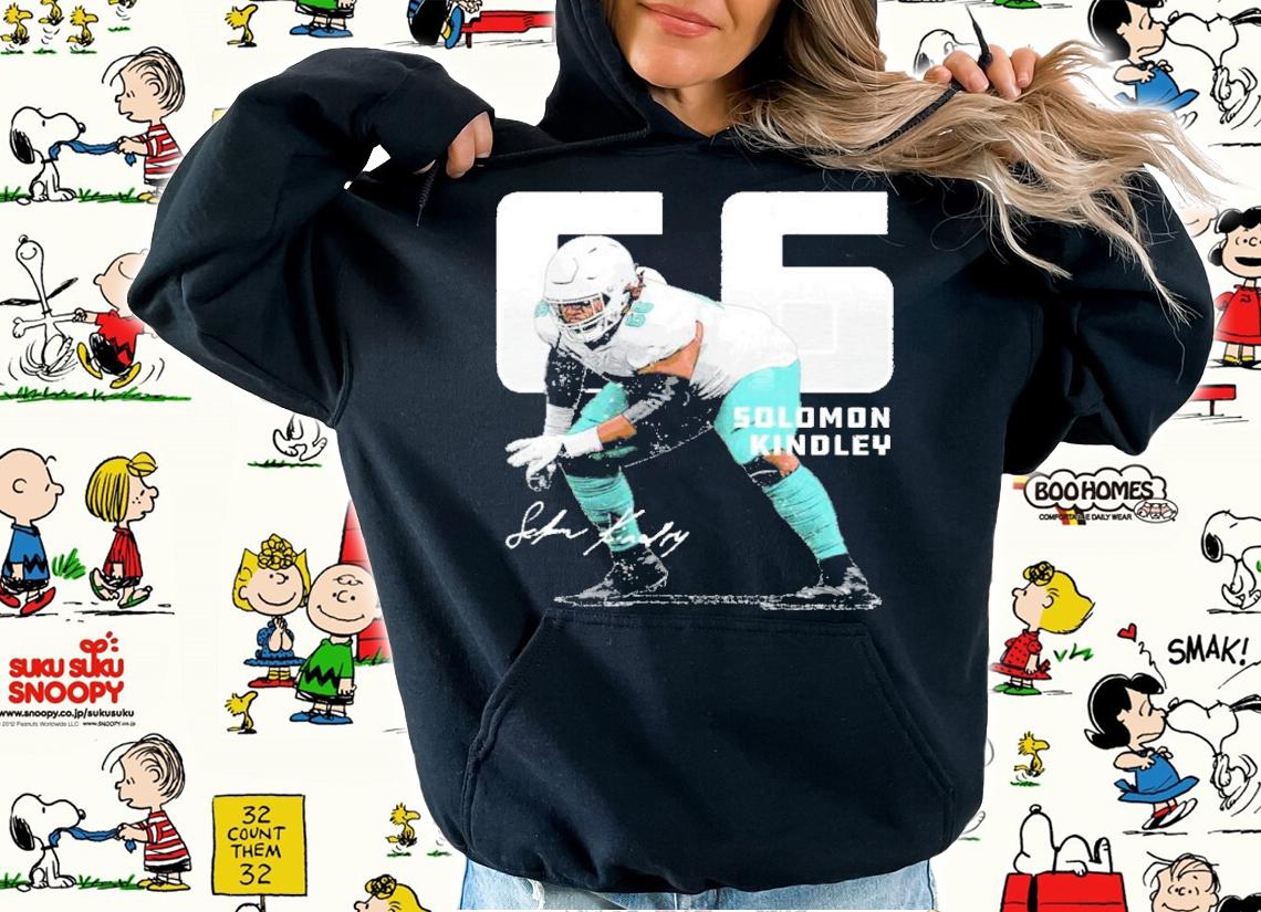 Solomon Kindley Miami Outline Football Signature Shirt t-shirt