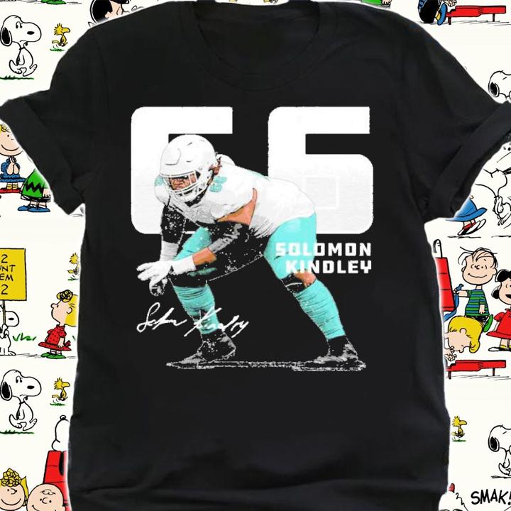 Solomon Kindley Miami Outline Football Signature Shirt t-shirt