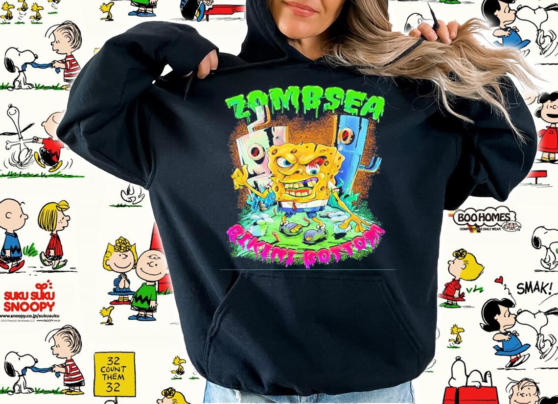 SpongeBob zombsea bikini bottom shirt t-shirt