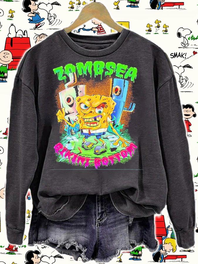 SpongeBob zombsea bikini bottom shirt t-shirt