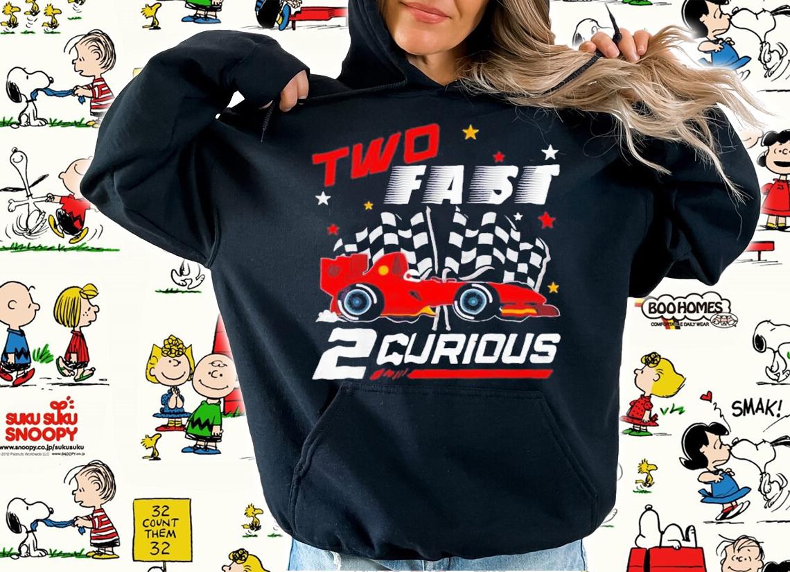 Two Fast 2 Curious Birthday Decorations 2nd Bday 2020 shirt t-shirt hoodie