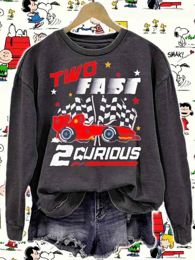 Two Fast 2 Curious Birthday Decorations 2nd Bday 2020 shirt t-shirt sweatshirt