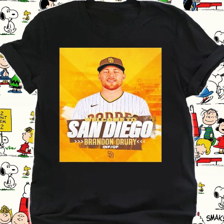 Welcome To San Diego Padres Brandon Drury Shirt t-shirt shirt