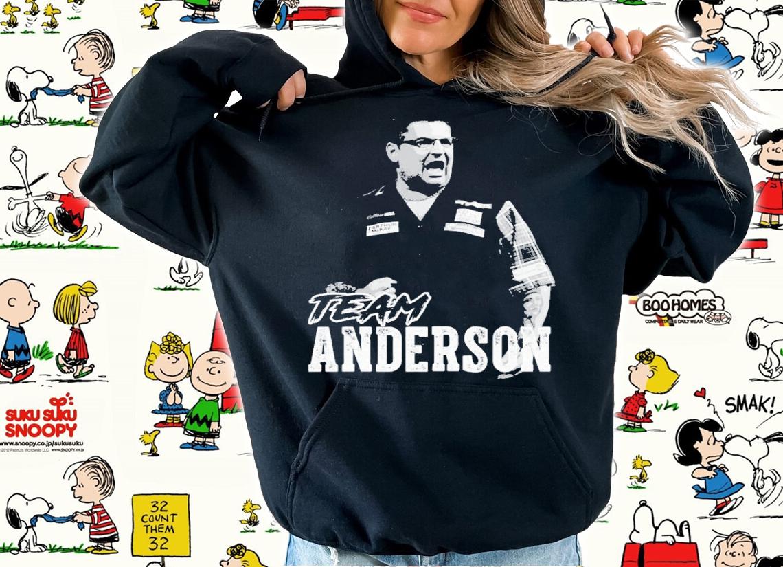 Team Gary Anderson Pdc 2022 T-Shirt t-shirt