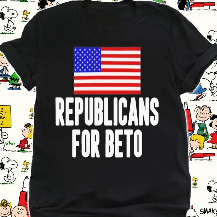 Texas Republicans For Beto American Flag Shirt t-shirt shirt