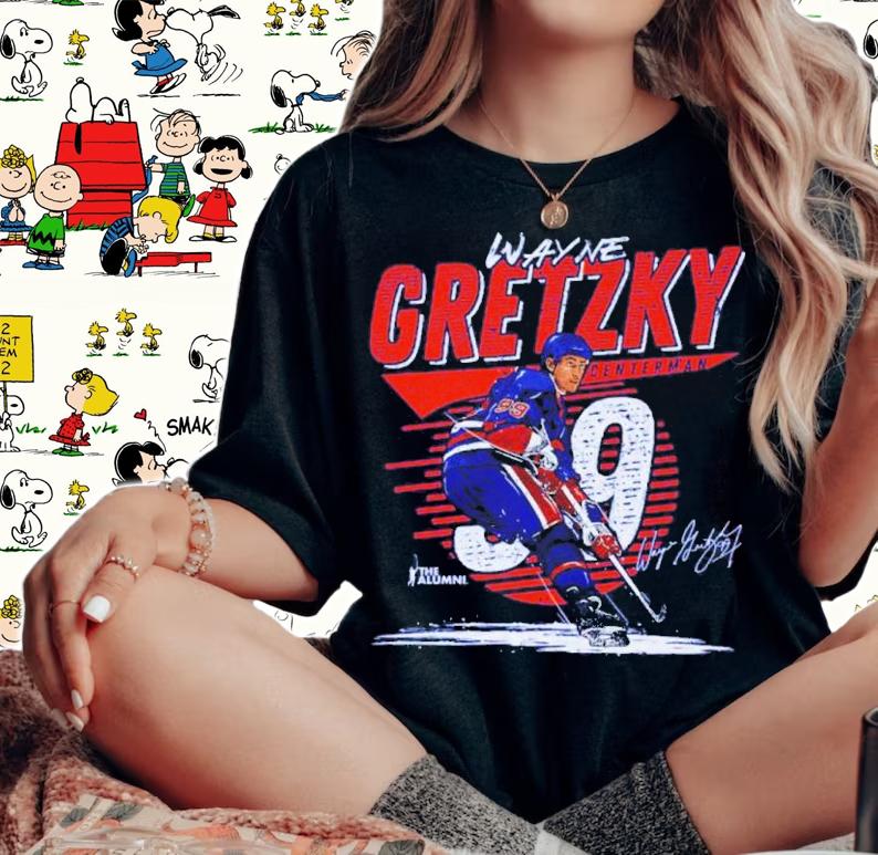 Wayne Gretzky Edmonton Comet Hockey Shirt t-shirt