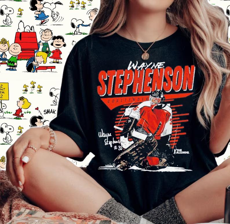 Wayne Stephenson Philadelphia Comet Hockey Signatures Shirt t-shirt