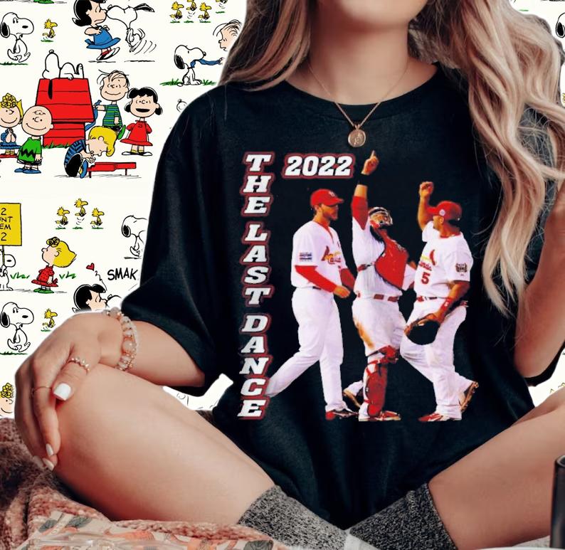 Yadi Waino Pujols One Last Run 2022 St. Louis Cardinals Baseball Shirt t-shirt woman shirt
