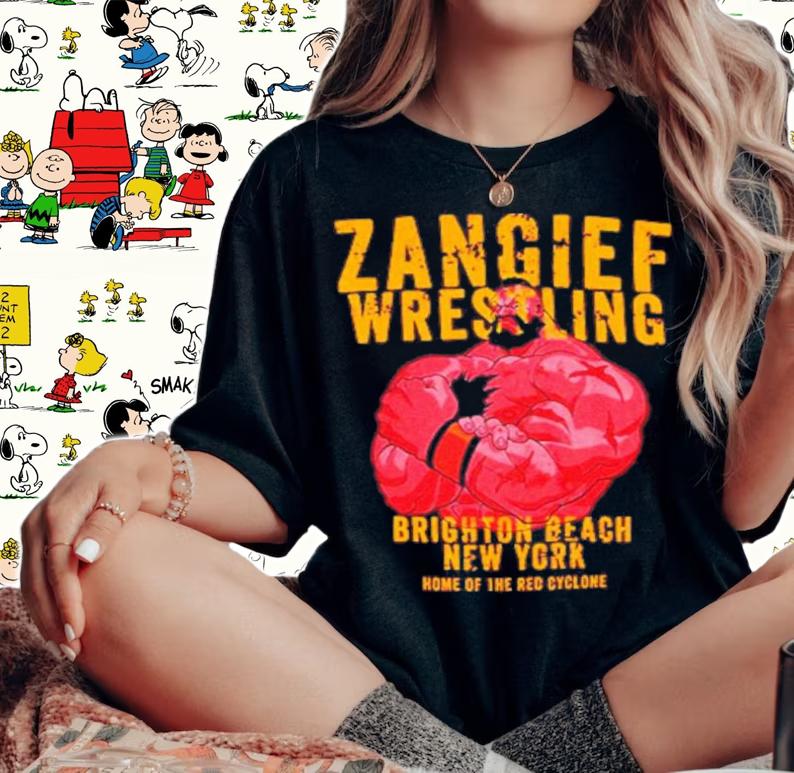Zangief Wrestling Brighton Beach New York Shirt t-shirt woman shirt