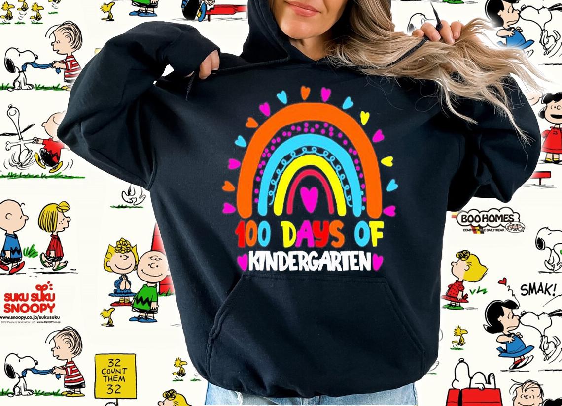 100 Days Of Kindergarten School T-Shirt t-shirt