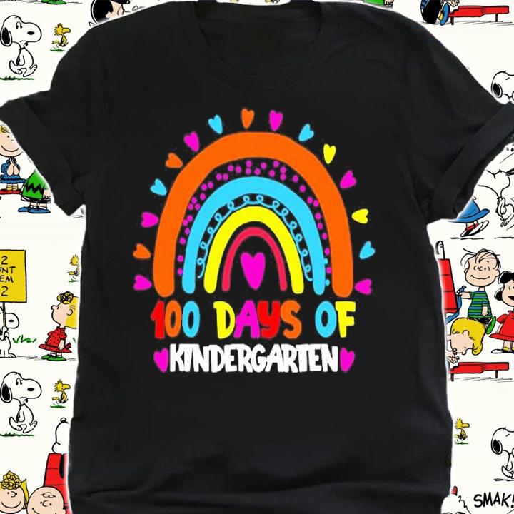100 Days Of Kindergarten School T-Shirt t-shirt