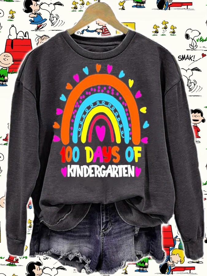 100 Days Of Kindergarten School T-Shirt t-shirt