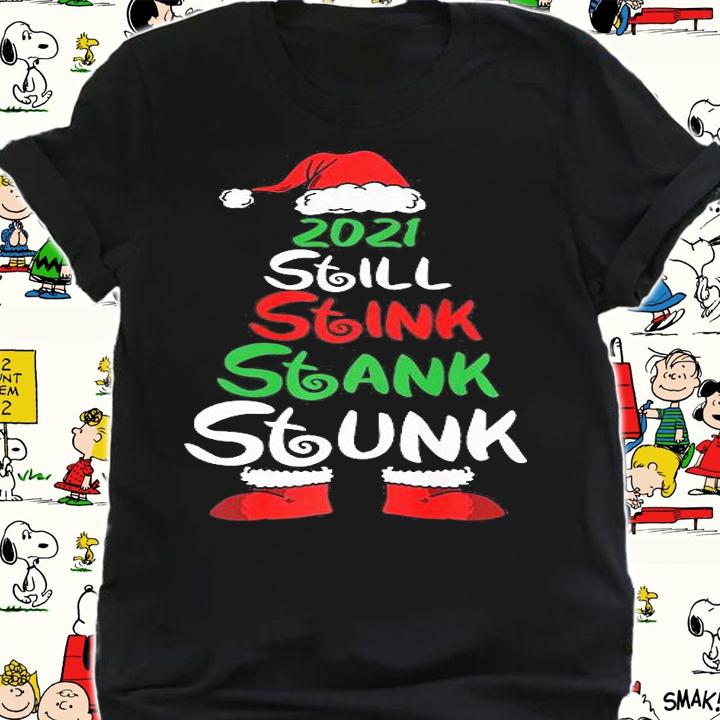 2021 Still Stink Stank Stunk Anti Biden Christmas Family Pjs T-Shirt t-shirt shirt