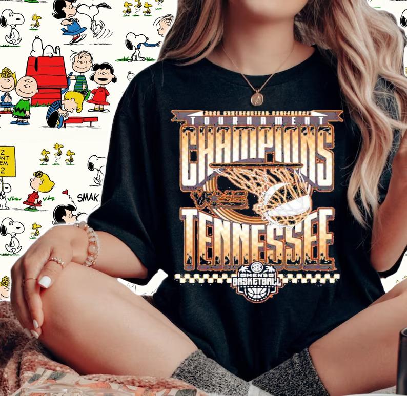 2022 SEC Tournament Champions Tennessee Men's Basketball Shirt t-shirt