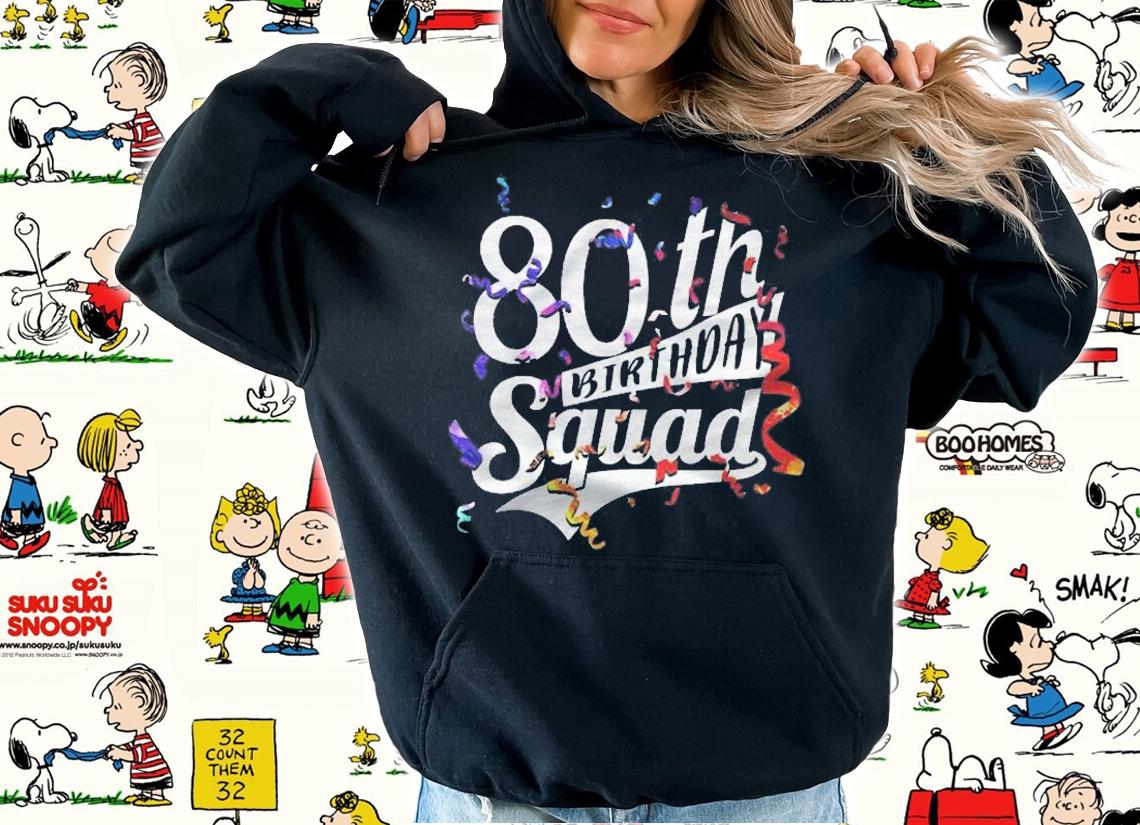 80Th Birthday Gifts For Men Women 1941 Squad Shirt t-shirt