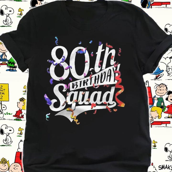 80Th Birthday Gifts For Men Women 1941 Squad Shirt t-shirt