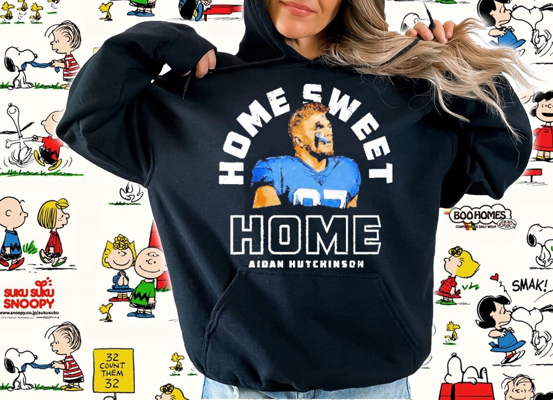 Aidan Hutchinson Detroit Home Sweet Home Football Shirt t-shirt