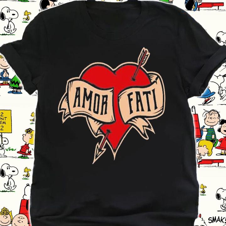 Amor Fati Tattoo Heart T-Shirt t-shirt shirt